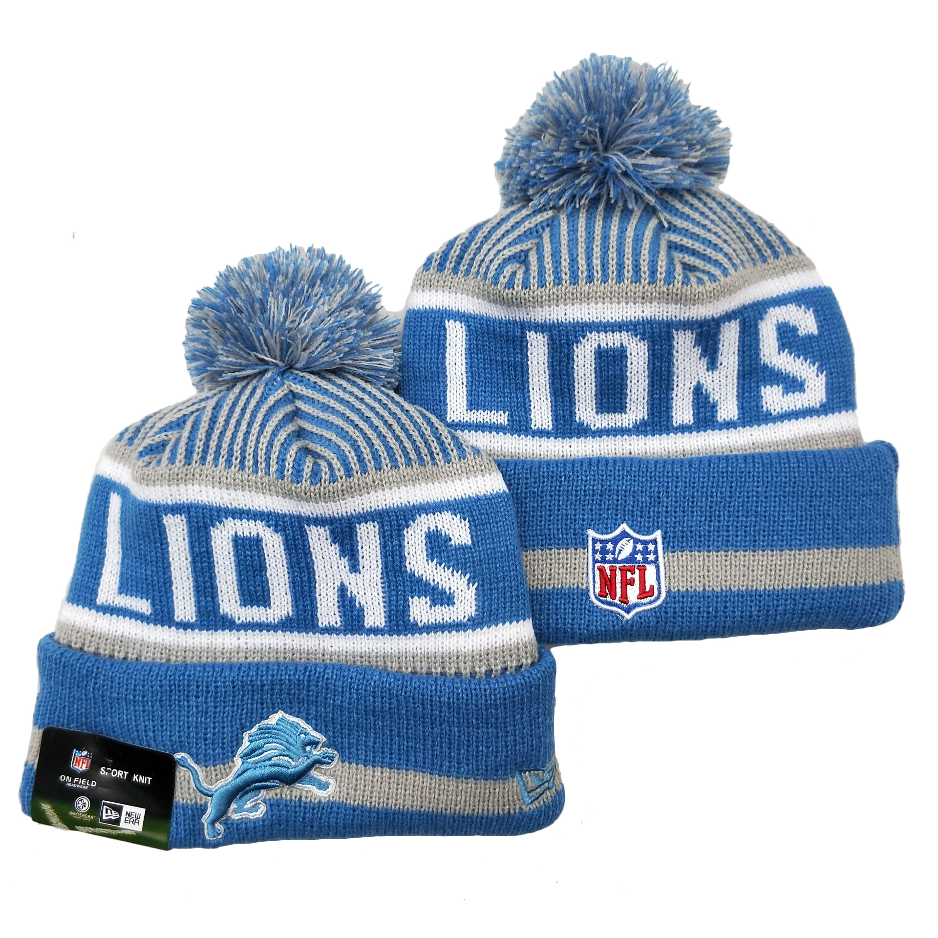 Detroit Lions Knit Hats 049